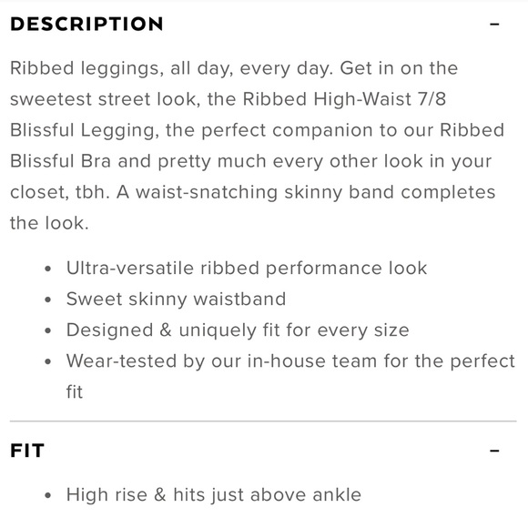 Alo high-rise ribbed leggings - Picture 5 of 5